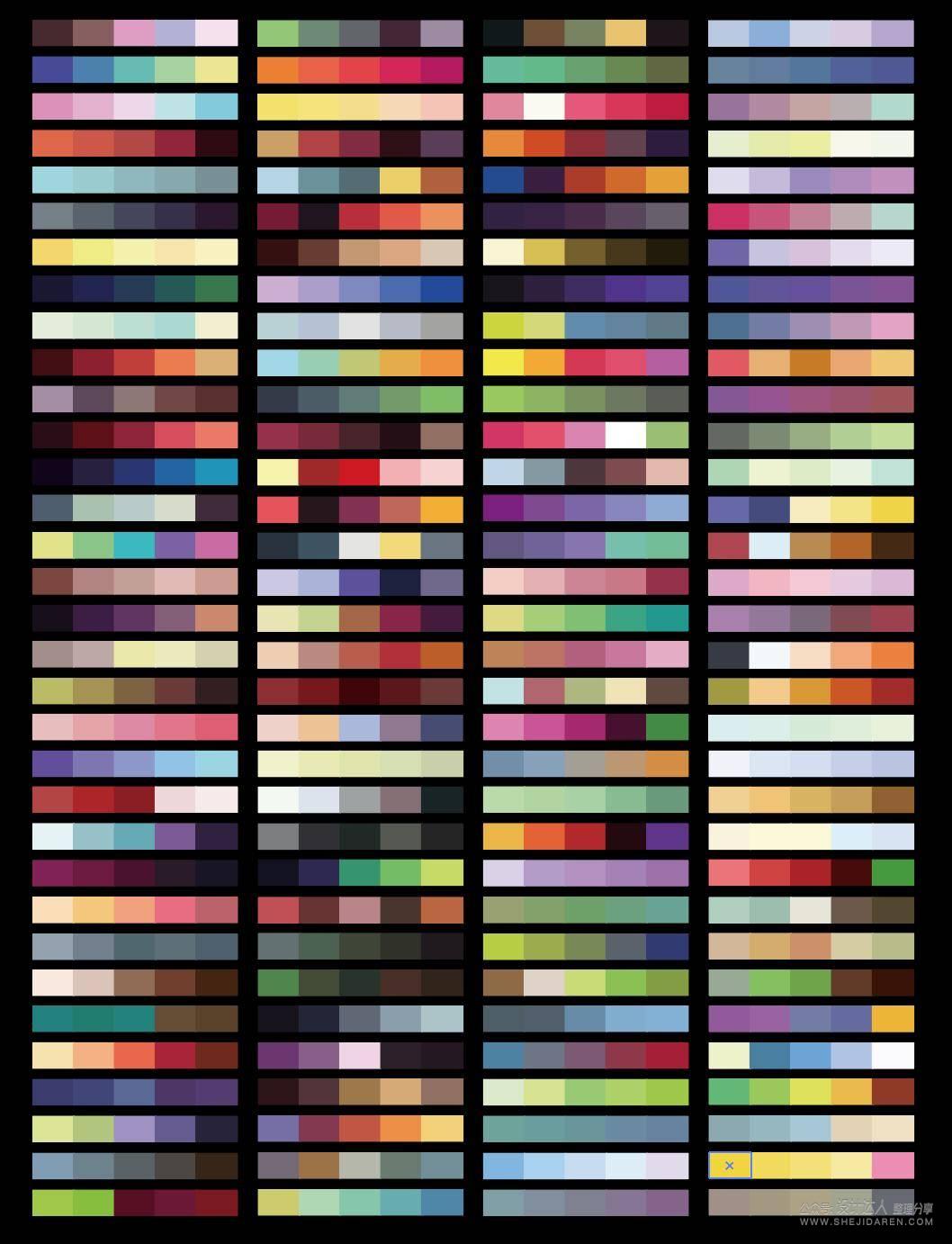 墨言教育分享丨达人私藏的实用配色卡 – part 1