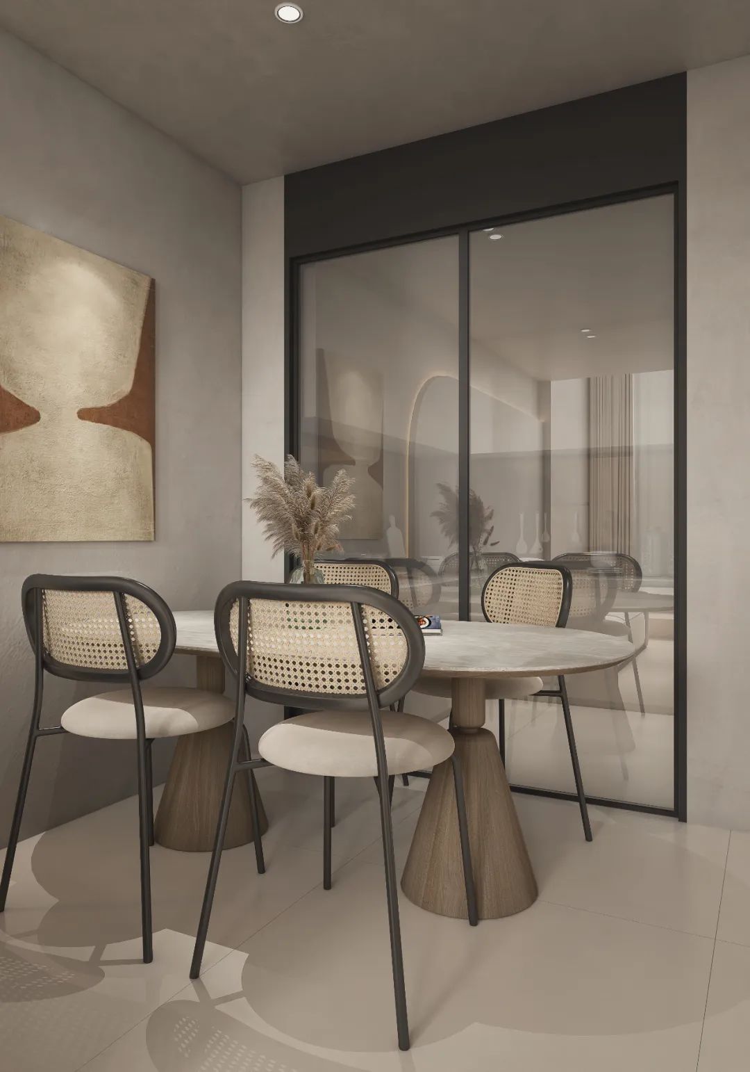 享受宁静剪影的绝佳时刻|一线瓷砖品牌华鹏陶瓷柔光系列