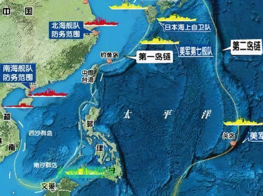 第二岛链地图图片