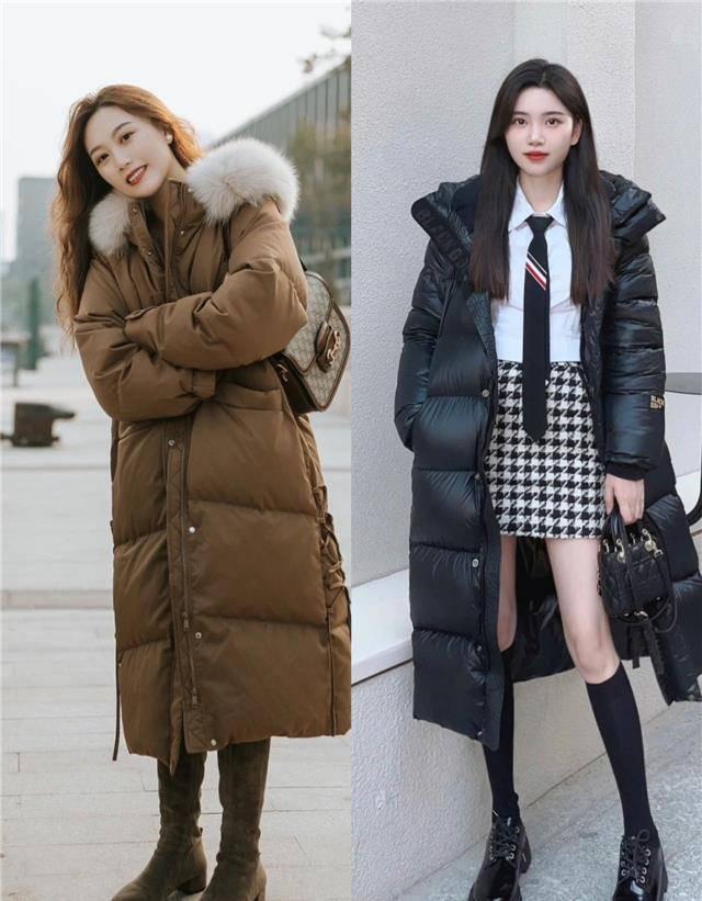 身高不足160的女生,尽量少穿这3个长度的羽绒服,不然显矮又拖沓