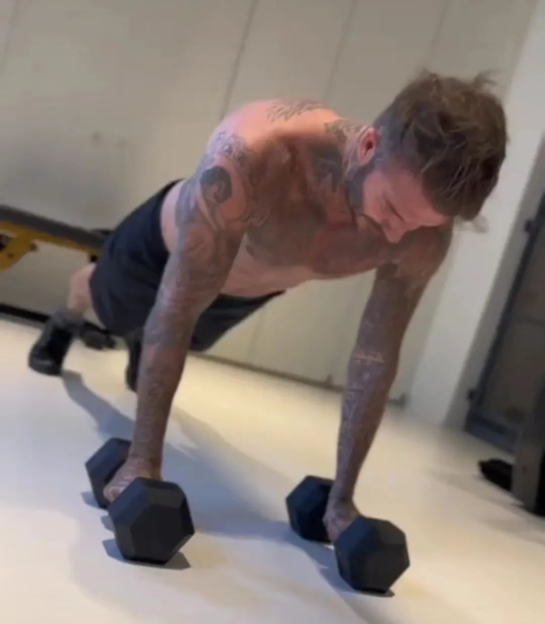 足球男神贝克汉姆的健身方式!