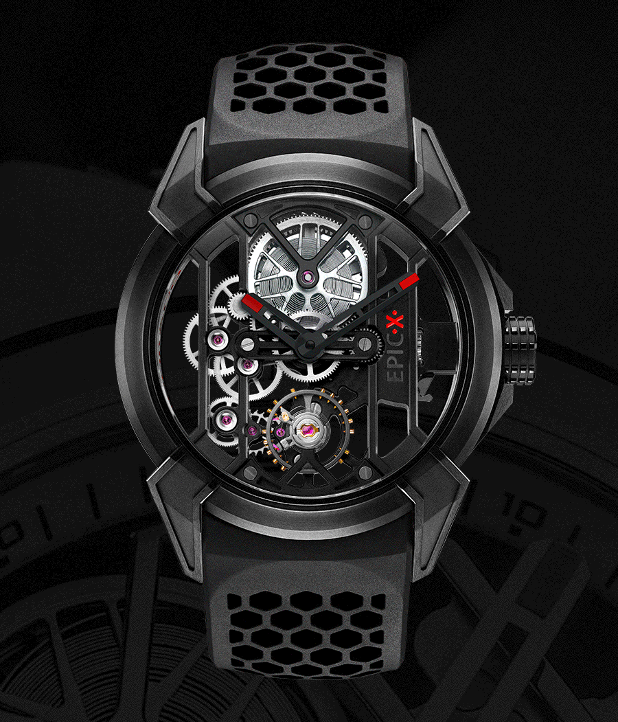 镂空工艺彰显机械之美|jacob&co.杰克宝epic x系列腕表