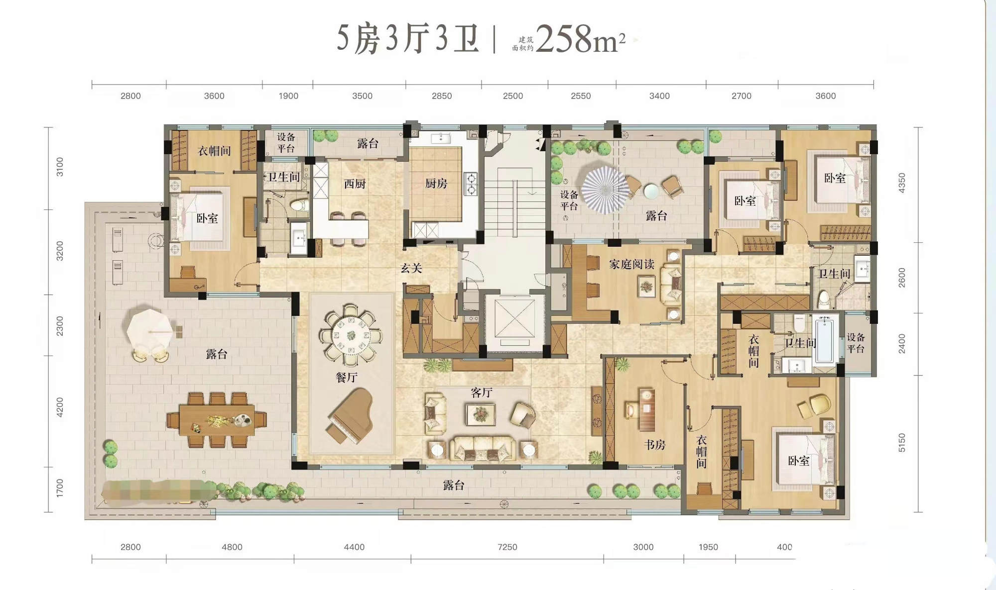 顶级别墅平面图片