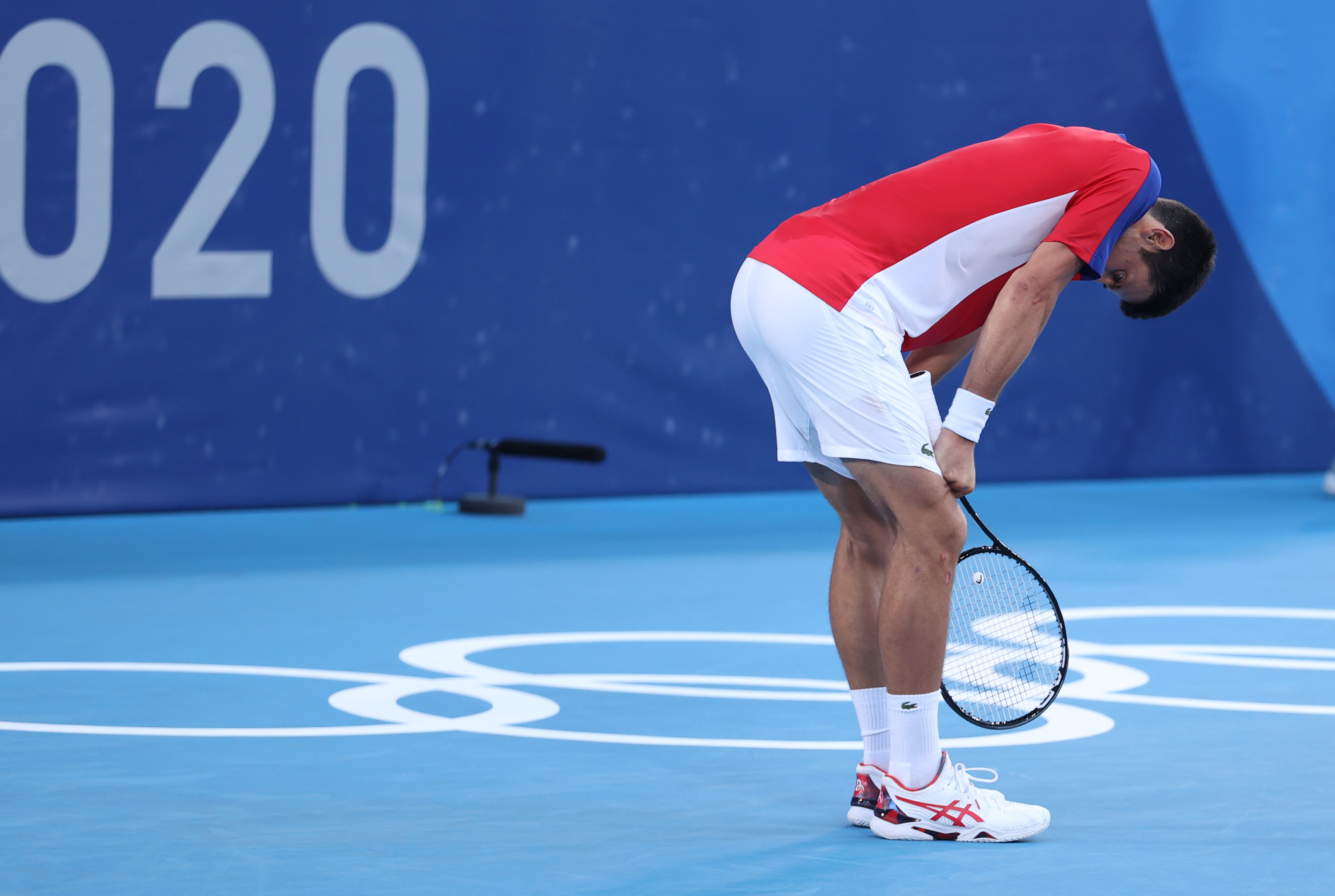 网球ーー男子单打:焦科维奇无缘奖牌