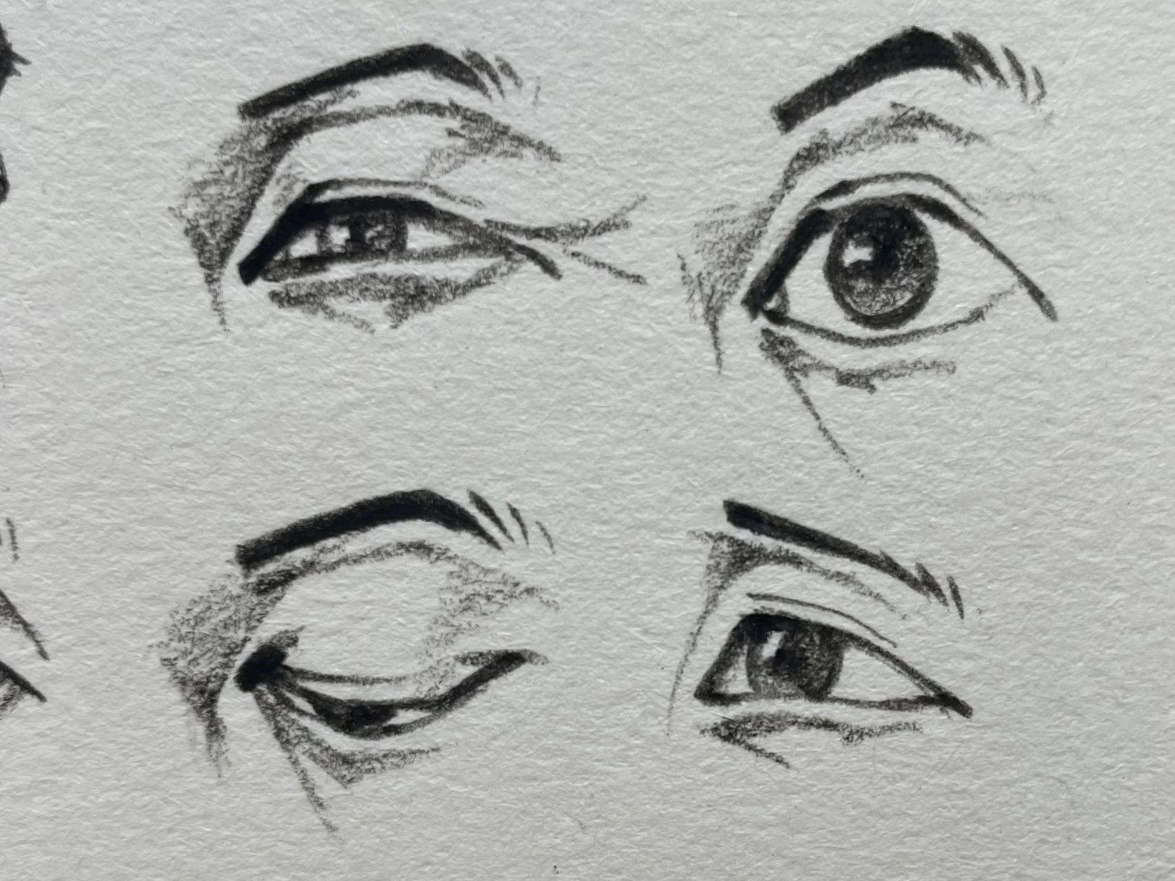 五官各角度合集 速写头部.如需转载请注明出处