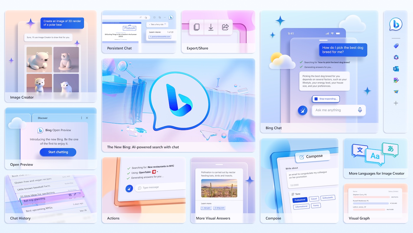 微软new bing聊天机器人释出ai识图入口,悄悄测试多模态认知能力