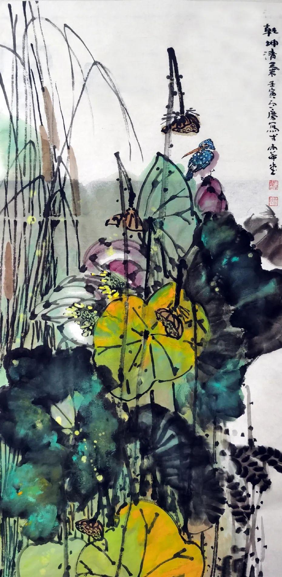 「津门网」雅俗共赏|董迎庆写意花鸟画作品赏析