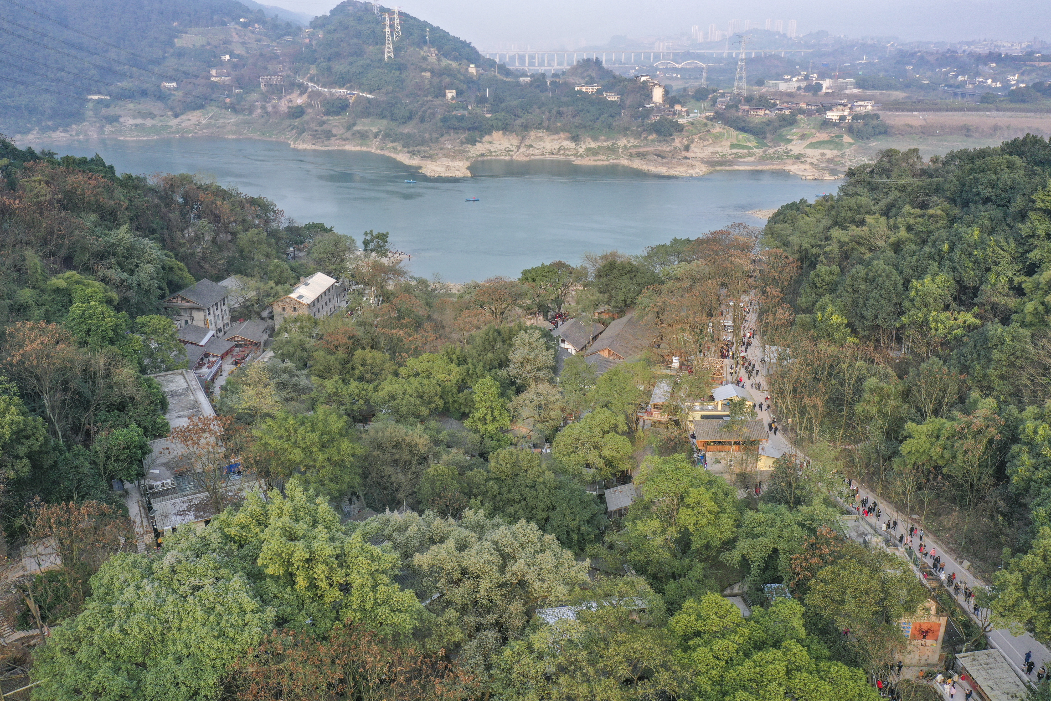 重庆北碚:金刚碑古村落开启开街测试运营(2)