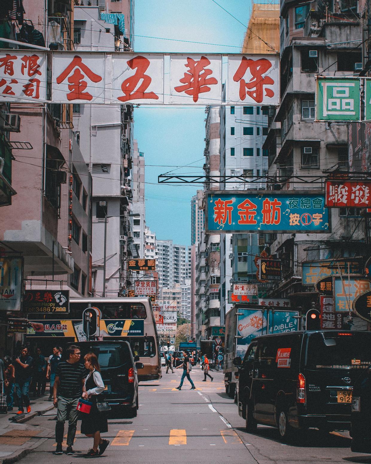 「图片素材」复古 hong kong