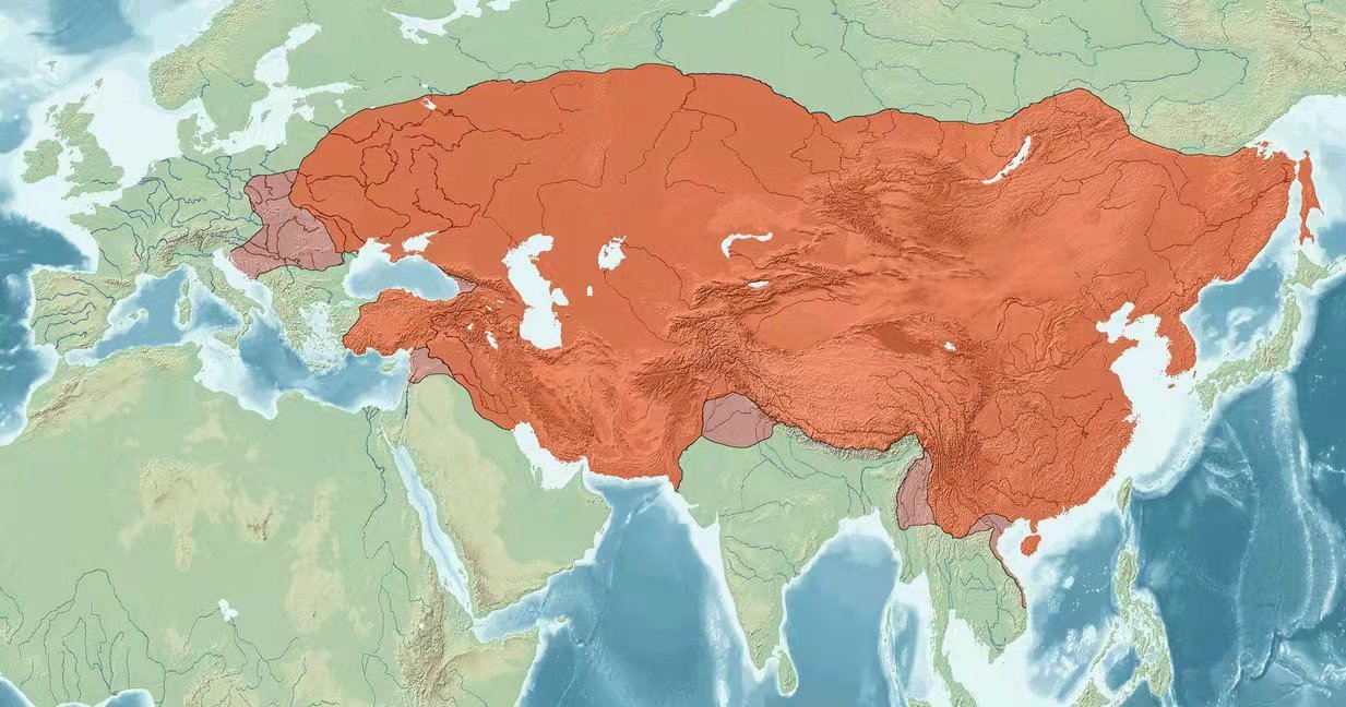 中国元朝国土面积图片