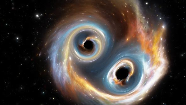 当两个黑洞碰撞,会发生什么奇特的事情?