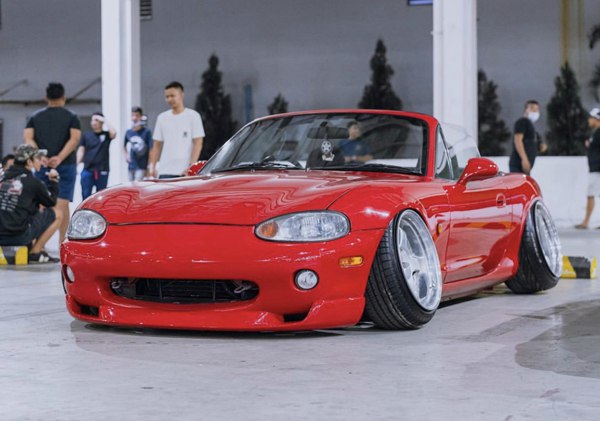 钟情驾控 马自达mx3改装airbft气动避震案例