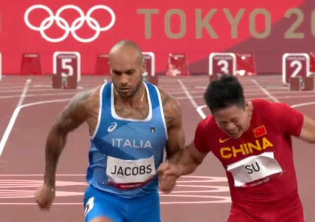 太明显了!半决赛被撞!决赛被阻挡!请给苏炳添一个公平的比赛