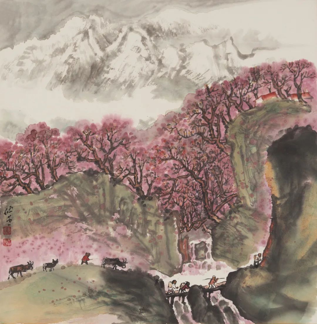 曹仲生︱山水桃花园