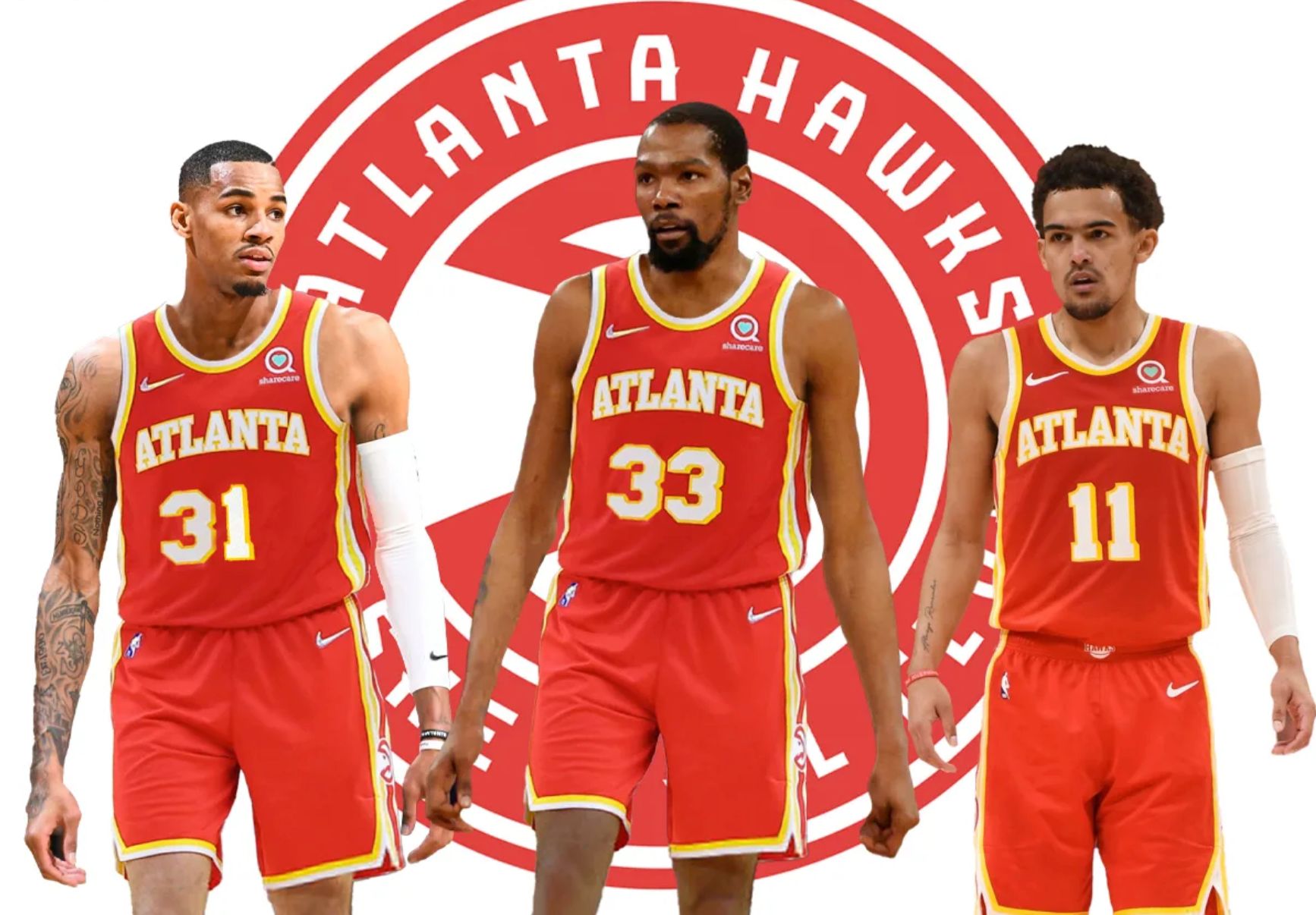 特雷杨希望杜兰特和德章泰穆雷在亚特兰大老鹰队与他合作