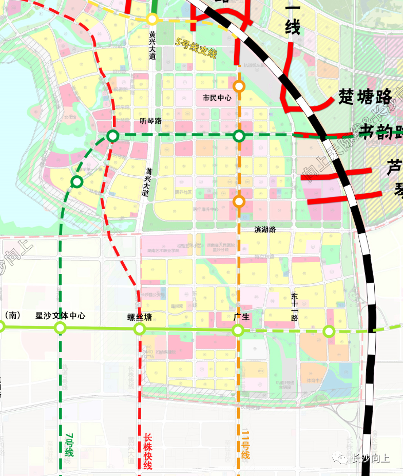 这一波星沙赢麻了 将新建6条地铁线