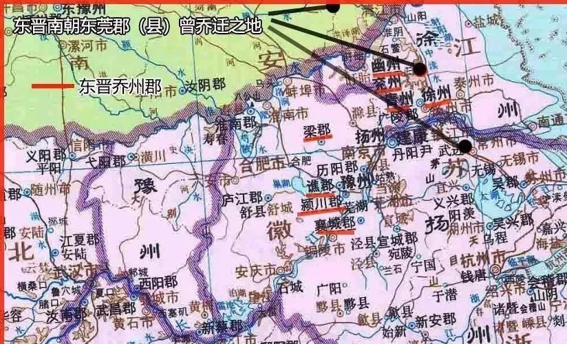 国家分裂形成的特殊行政区划,"遥领"和侨置郡县,暗含统一期盼