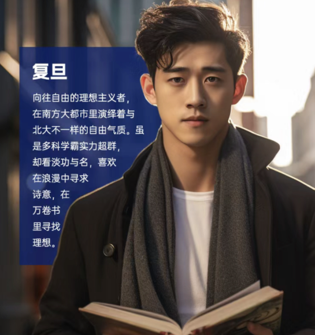 中国各大高校"拟人"来了,中山大学气质文雅,北师大成温柔学姐