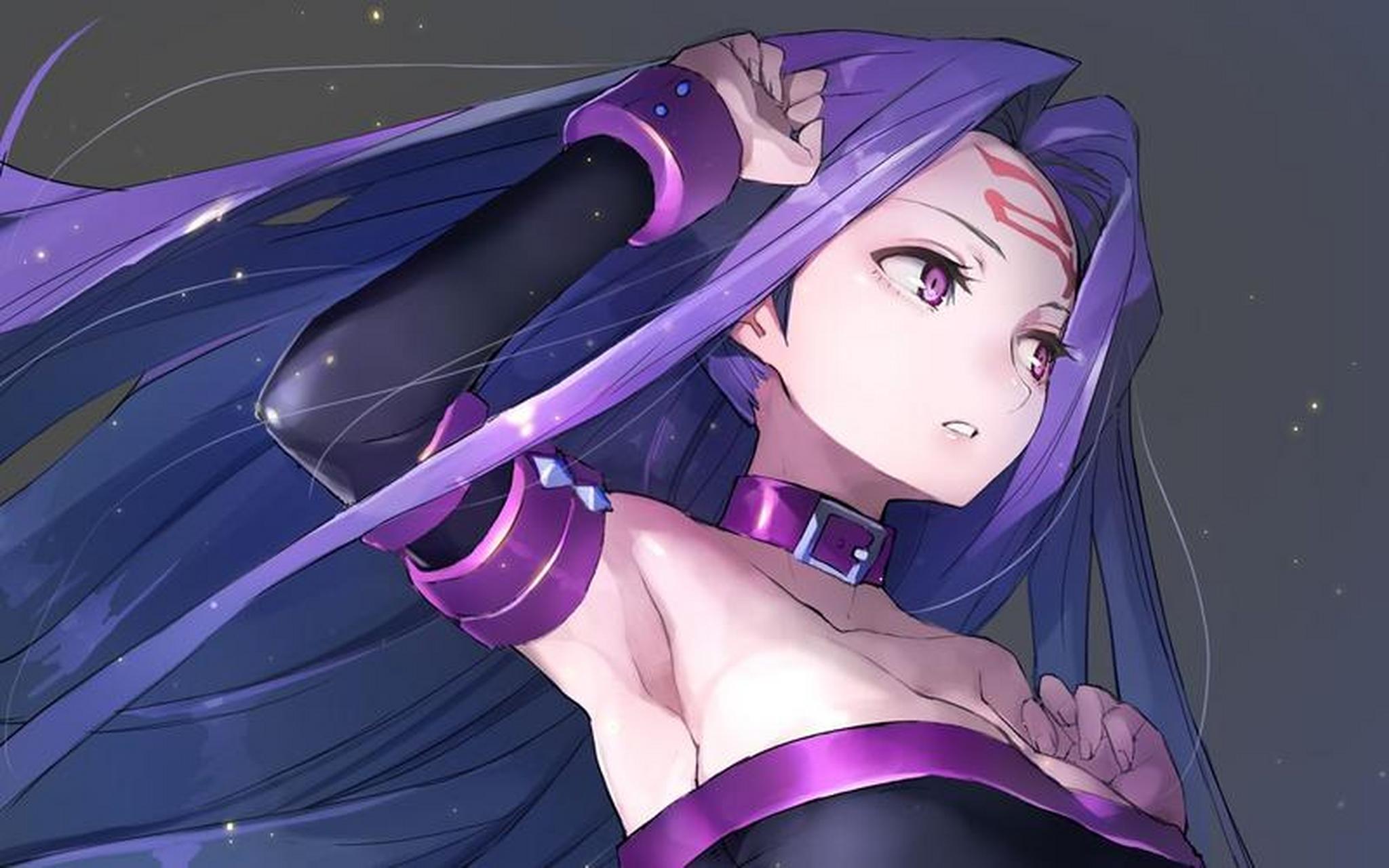 r姐是fate系列中的重要角色,本名美杜莎,是一位美丽神秘的女神形象,但