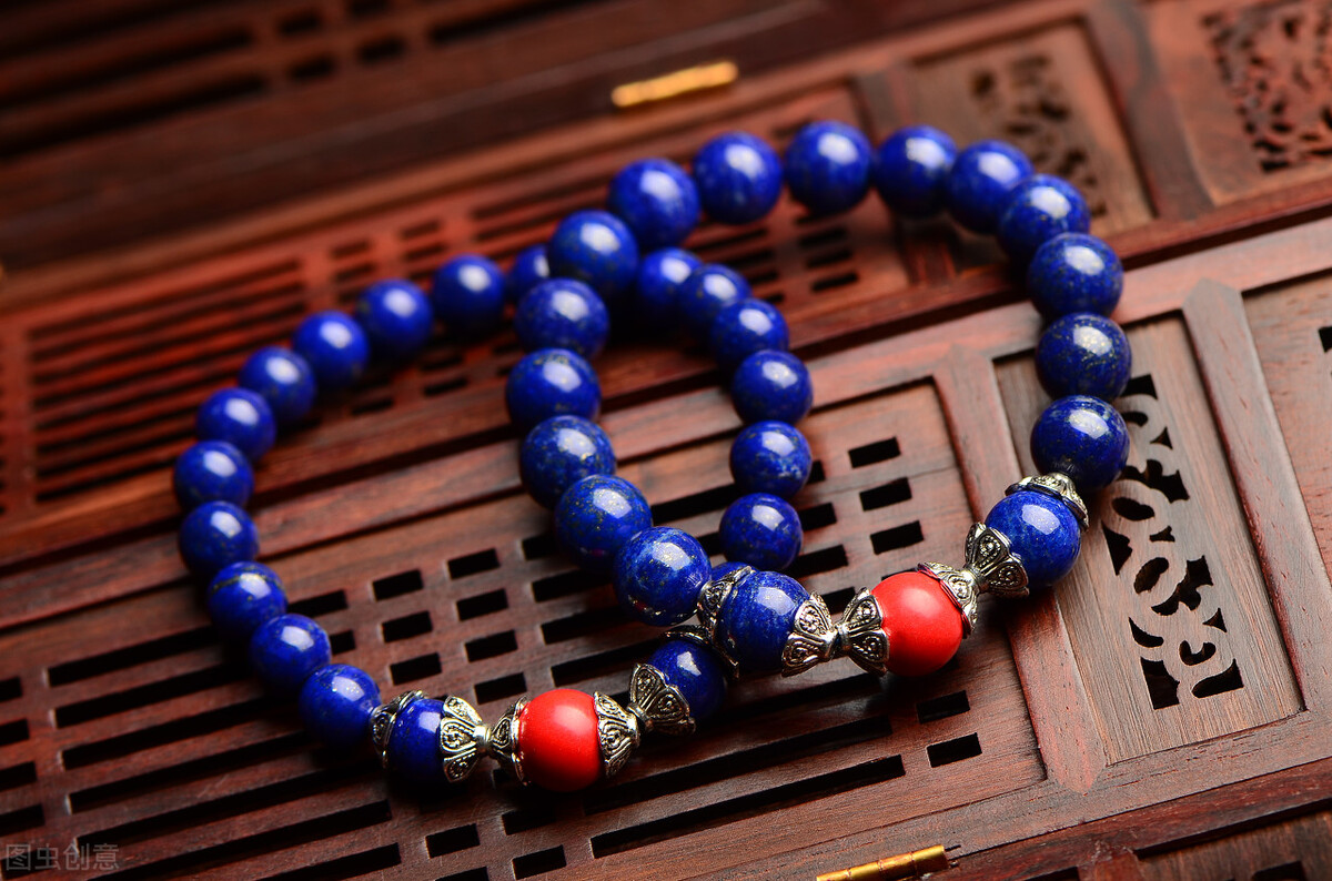 宝石材质手串青金石手串