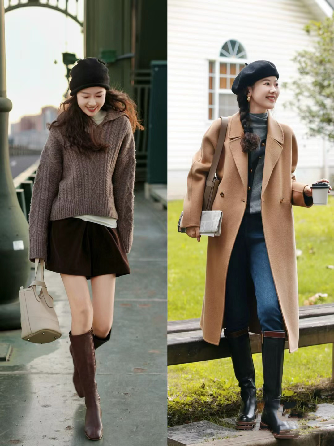 建议中年女人:大衣过膝,裤子宽松,鞋子带跟,美得优雅又高级!