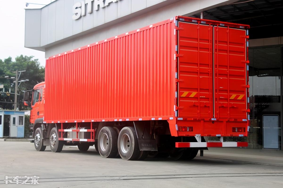 42方大货厢能拉20吨货,这台重汽汕德卡c5h载货车有点强