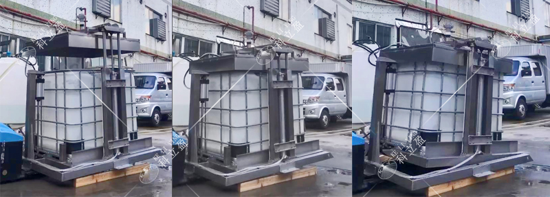 ibc吨桶自动清洗设备:内外清洗,高效省时-科立盈