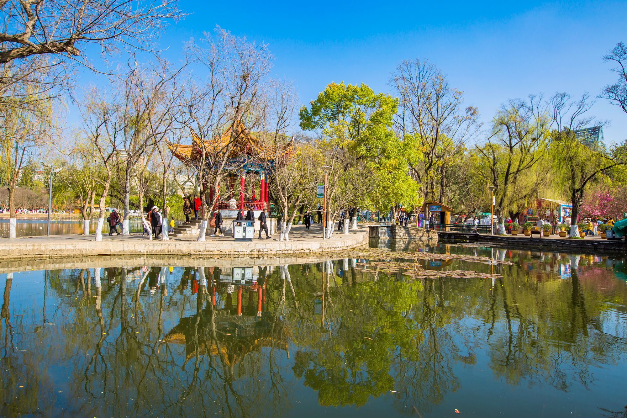 昆明风景照 真实图片