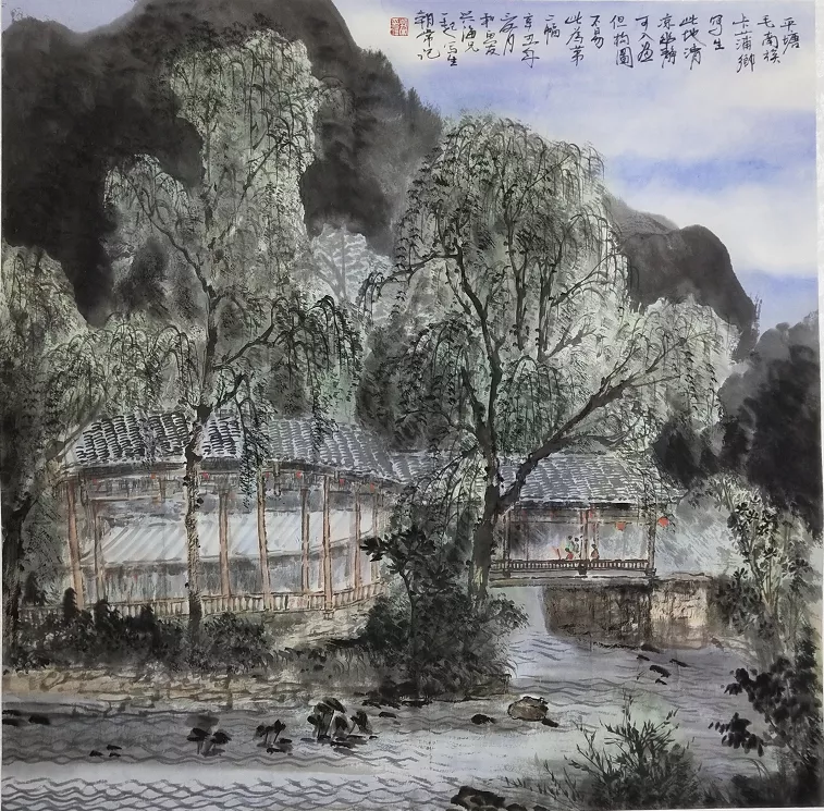 名家风采—陆朝常 贵州山水作品鉴赏