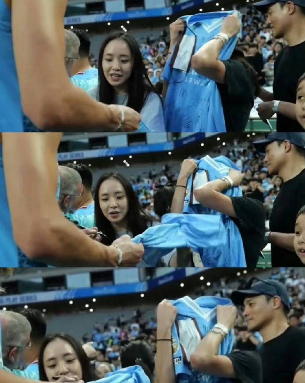 搜狐娱乐讯 8月3日,全智贤老公正脸照罕见曝光,颜值帅如明星,陪老婆