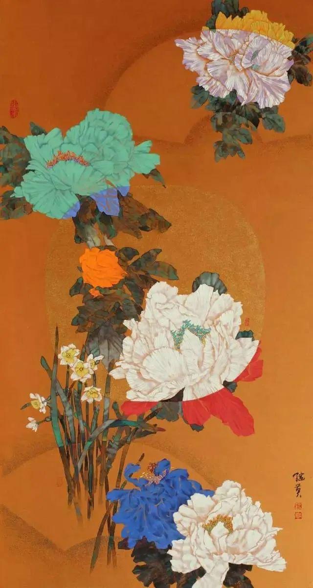 「津门网」郭继英:重彩画的随类赋彩