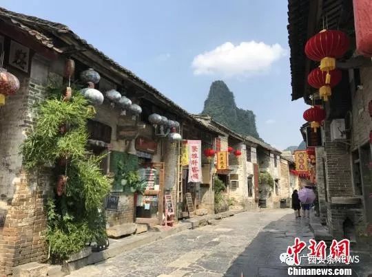 贺州旅游名镇黄姚古镇风景