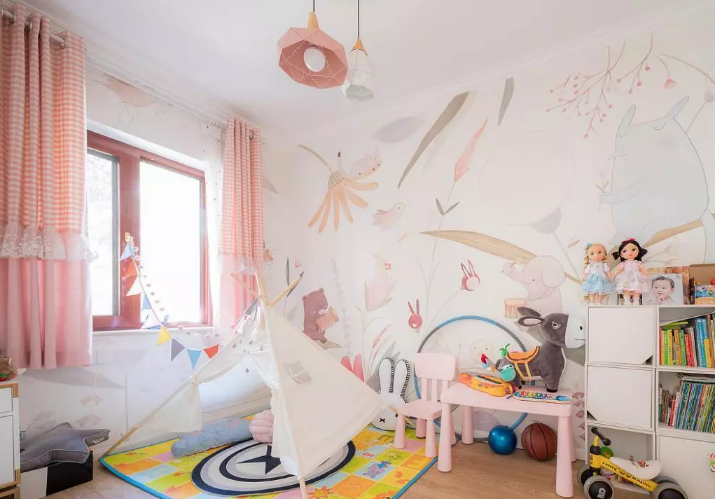 北京手绘墙丨儿童房墙绘图案怎么选?3幅实例赏析,呵护孩子童年