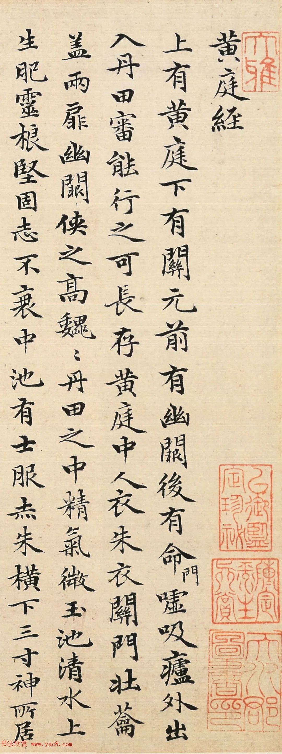 赵孟頫48岁小楷临《黄庭经》(高清)