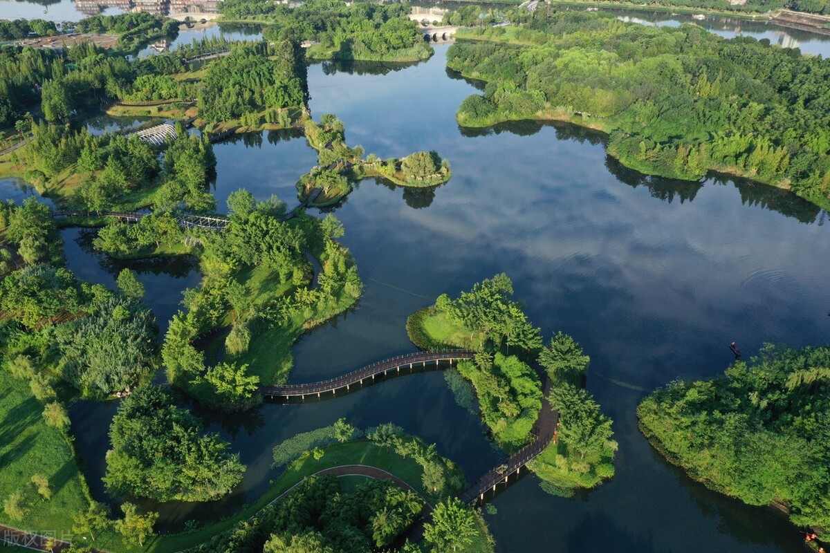 眉山太和北湖湿地公园图片