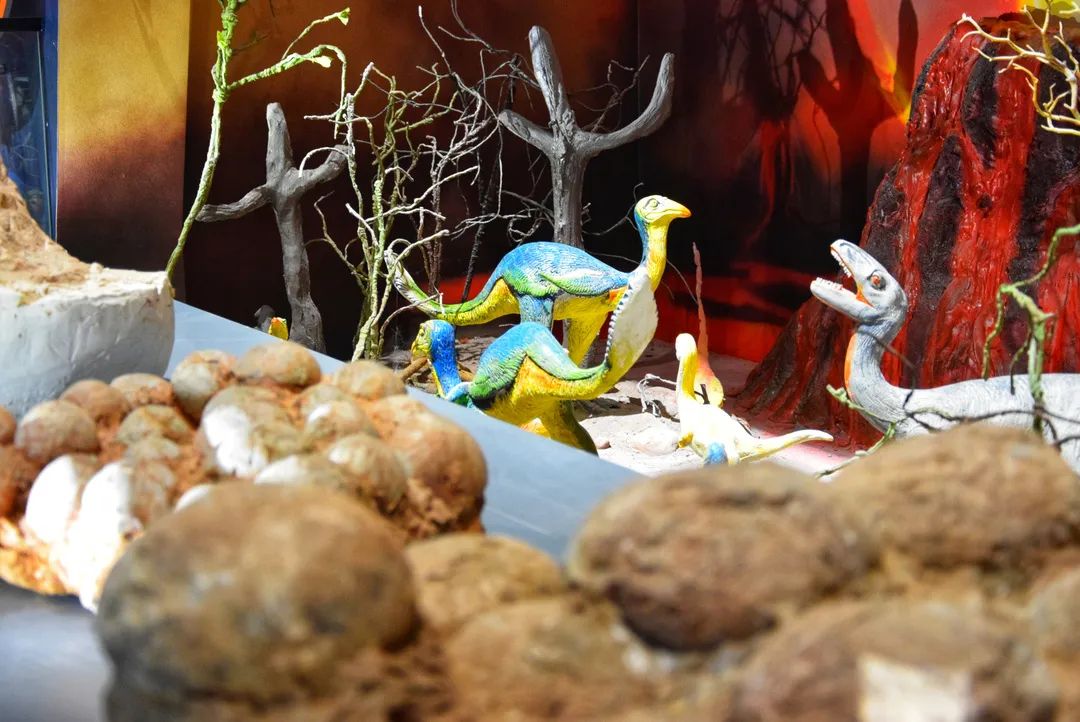 霸王龙的嘶吼,让大人小盆友们都是又惊又喜,还有咱们栾川秋扒乡的晚