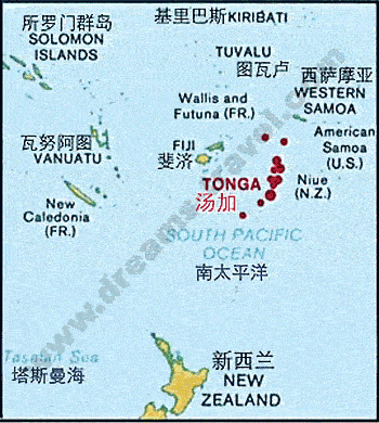 汤加岛地图位置图片