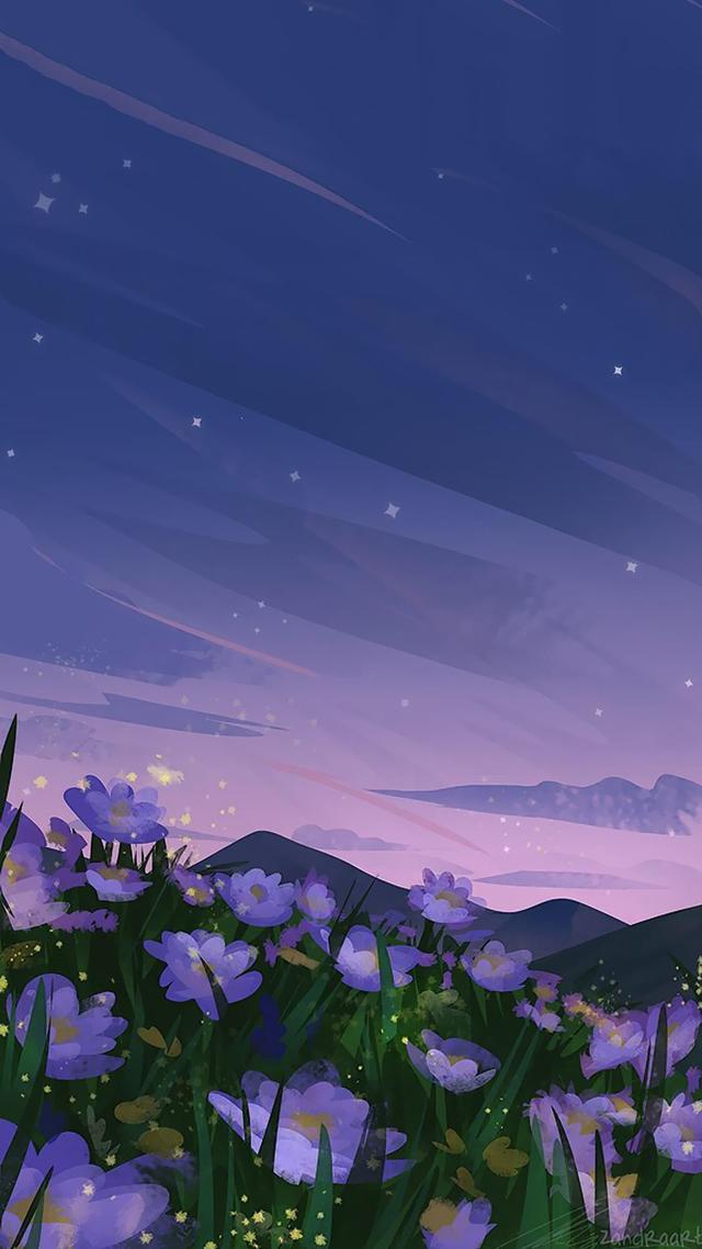 日漫治愈系风景插画,干净美好