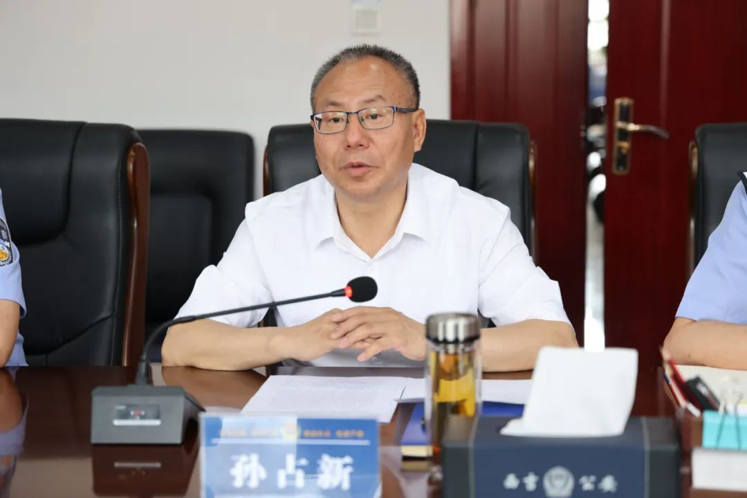 宁夏警官职业学院梅军一行来西吉公安调研毕业生就业实习工作