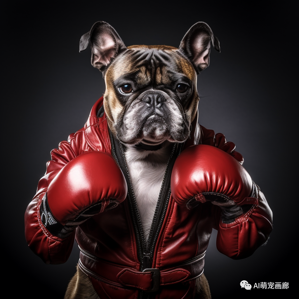 狗儿的拳击梦:又酷又萌的拳击斗士