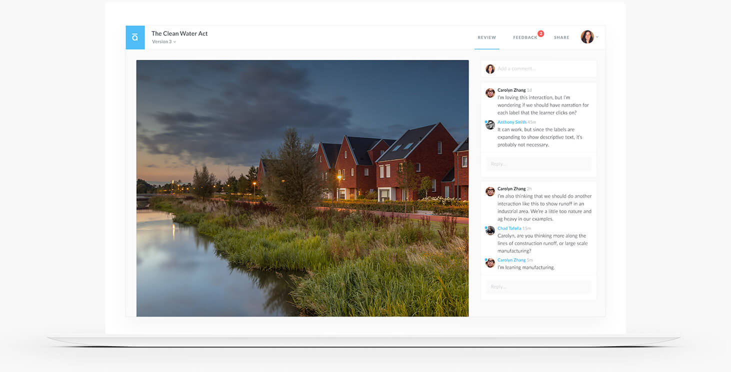 articulate360是一款全新理念的在线和移动学习课件制作工具