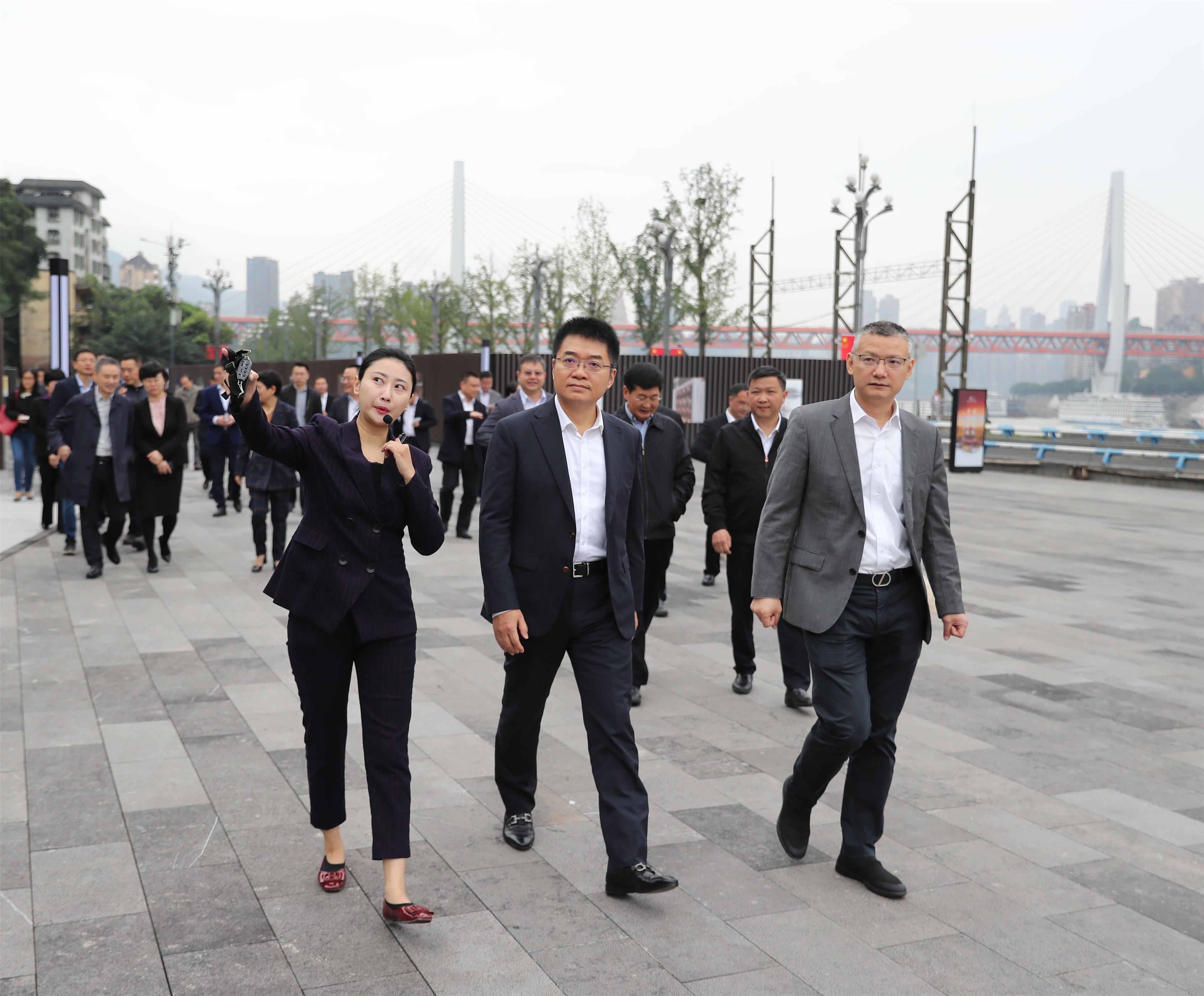 沙坪坝区党政代表团赴南岸区考察学习