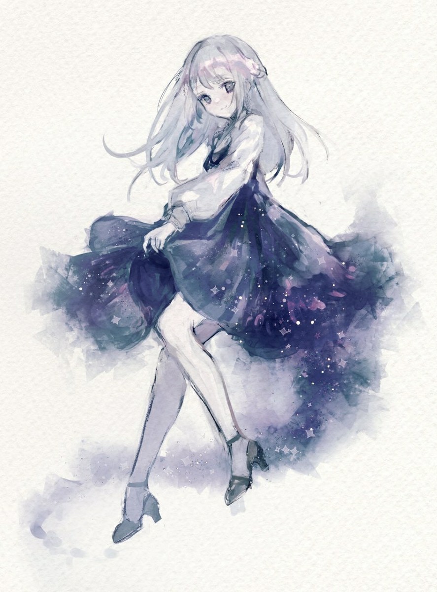 p站美图推荐——星空裙特辑