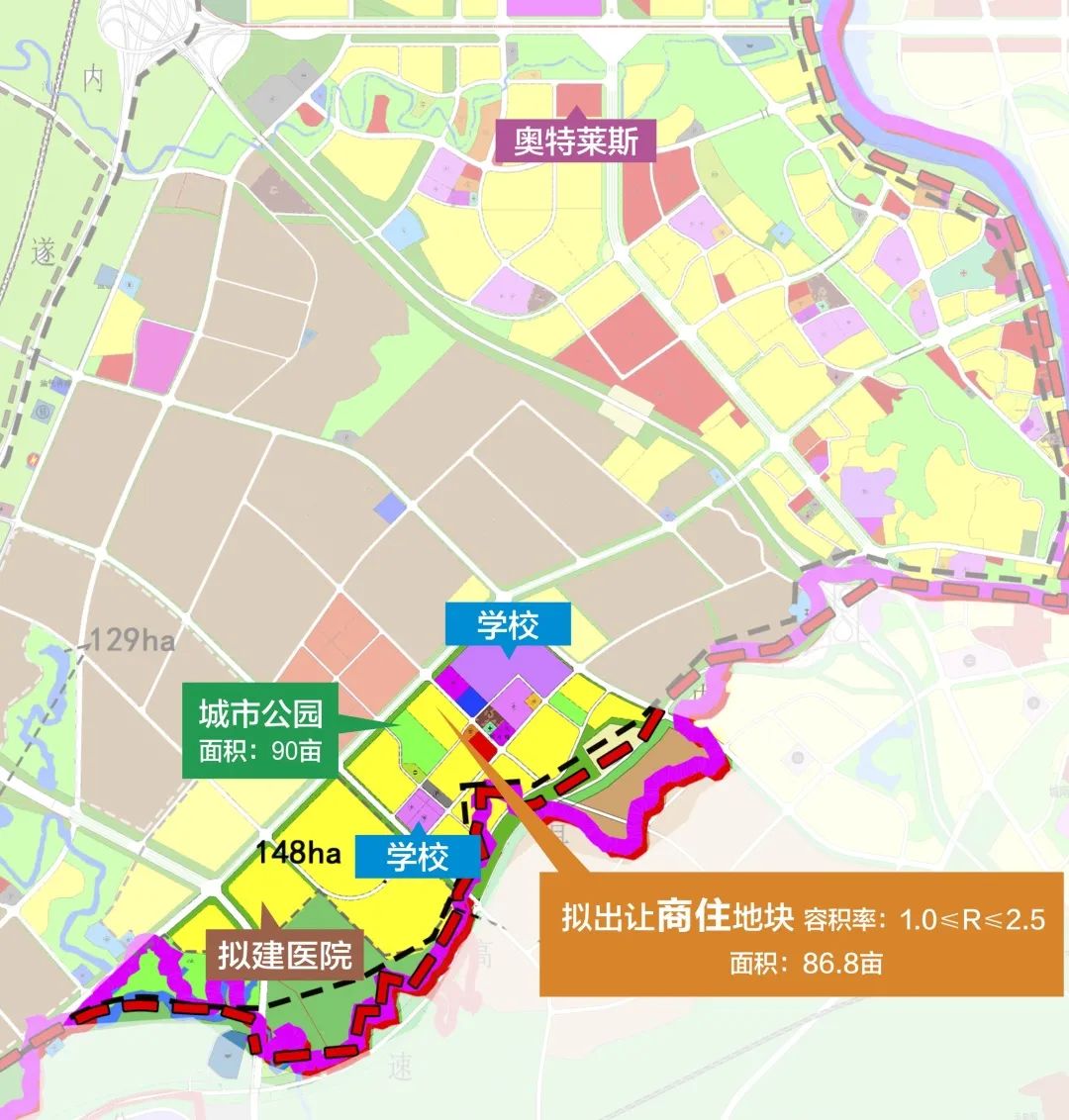 内江经开区最新规划图图片