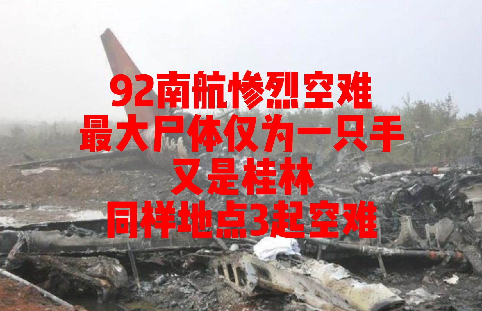 桂林1124空难真相图片