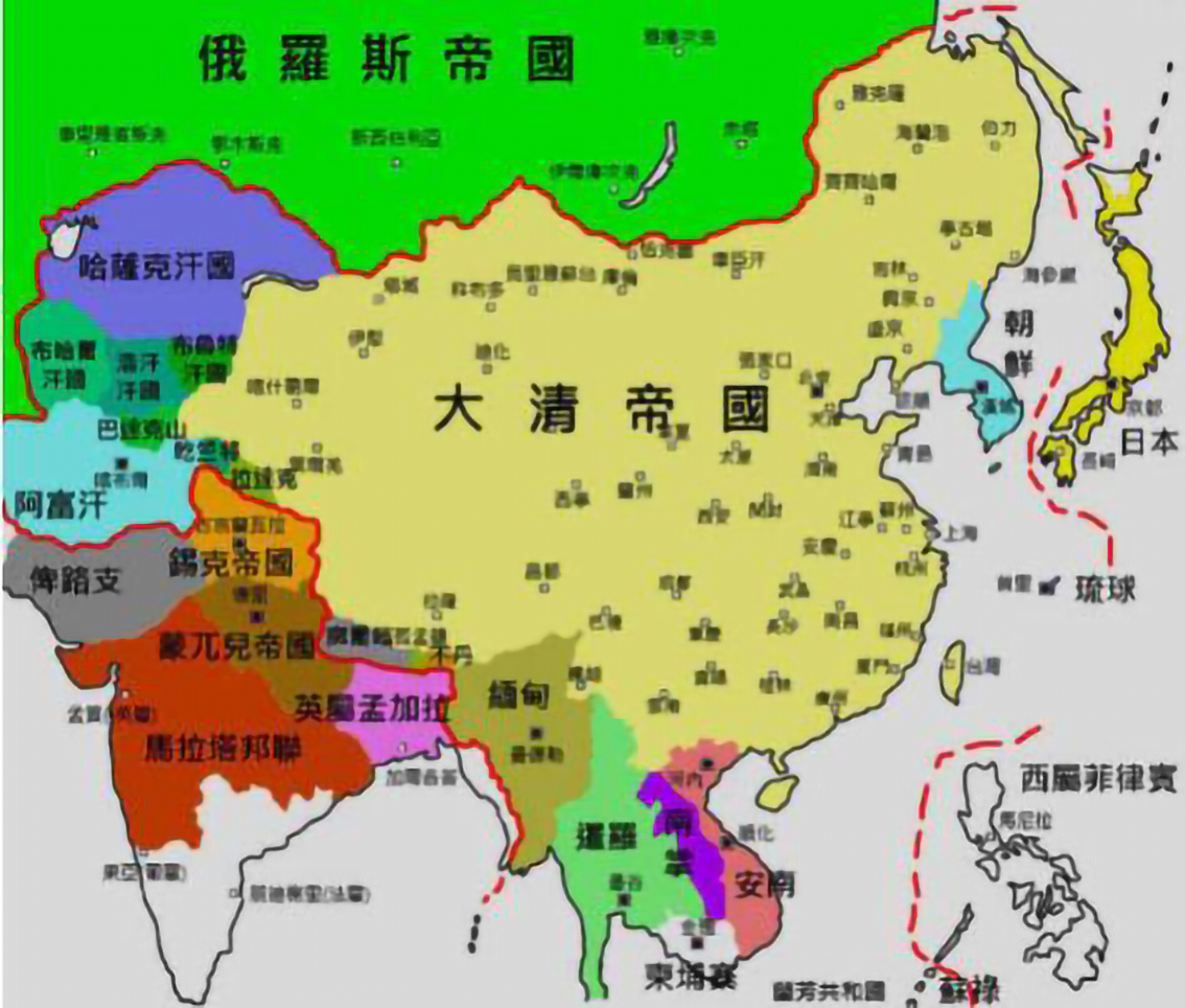 未来中国领土图片