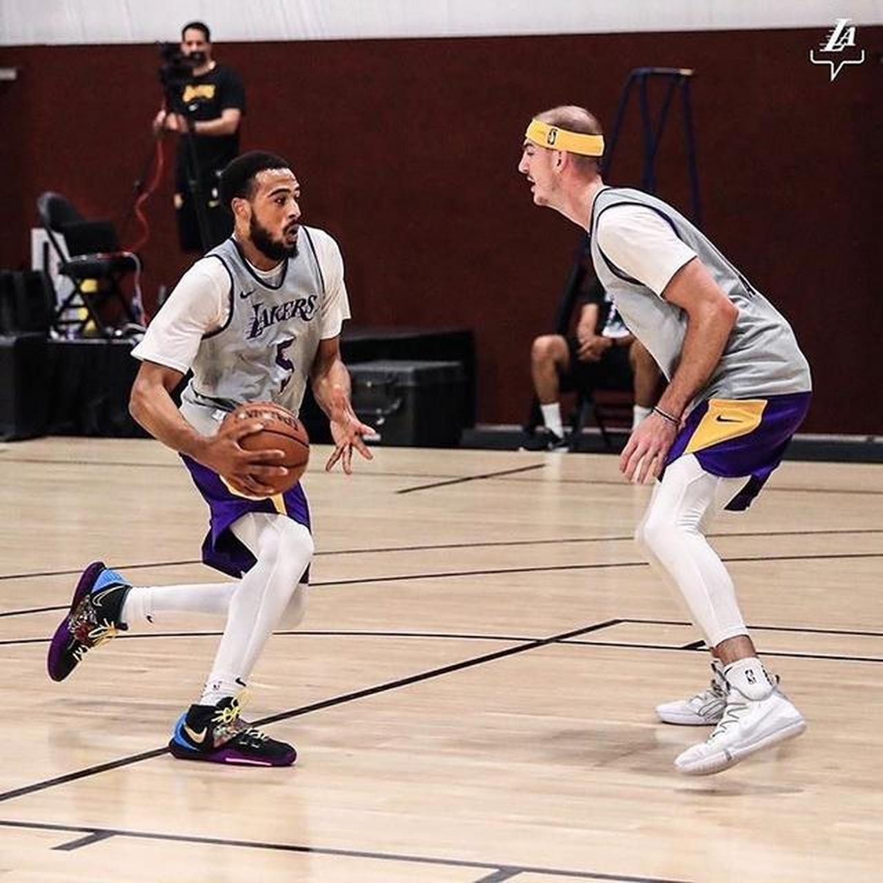 湖人新秀塔伦-霍顿-塔克晒训练照:你来到这里是有原因的