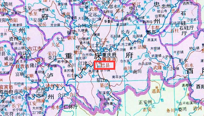 老巴县地图图片