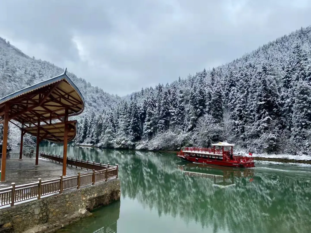 利川雪景图片