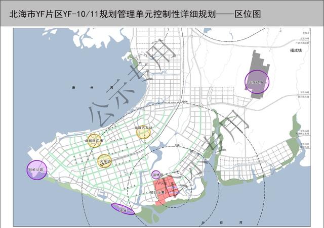 北海银滩东区四千多亩地规划出炉或将建两栋220米超高层建筑